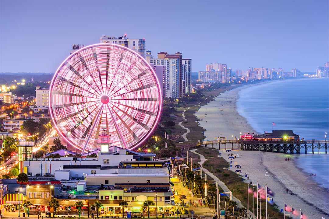 Explore the Beaches of the Grand Strand Caribbean Resort, Myrtle