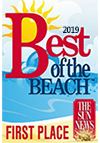 2019 Best of the Beach First Place Award