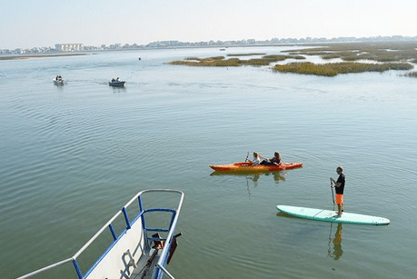 kayaking and paddle boarding