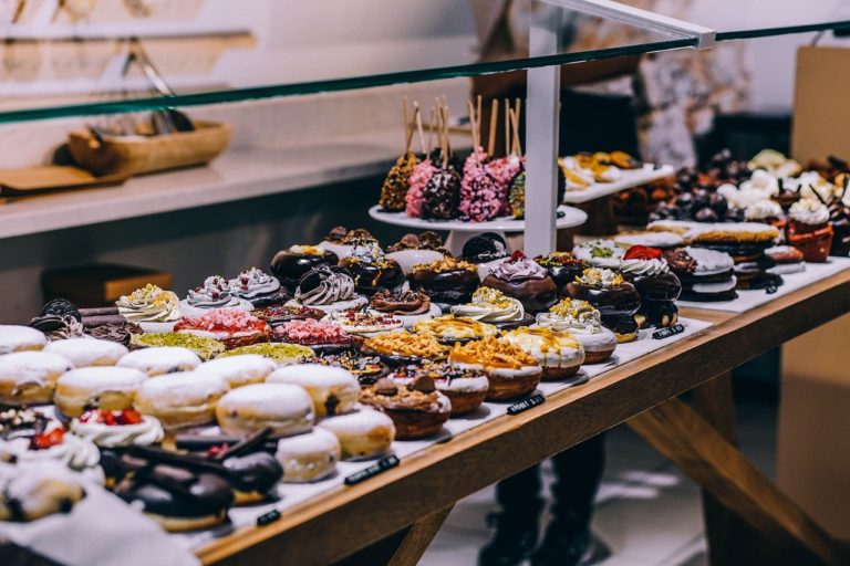 Candy and Donuts in Glass