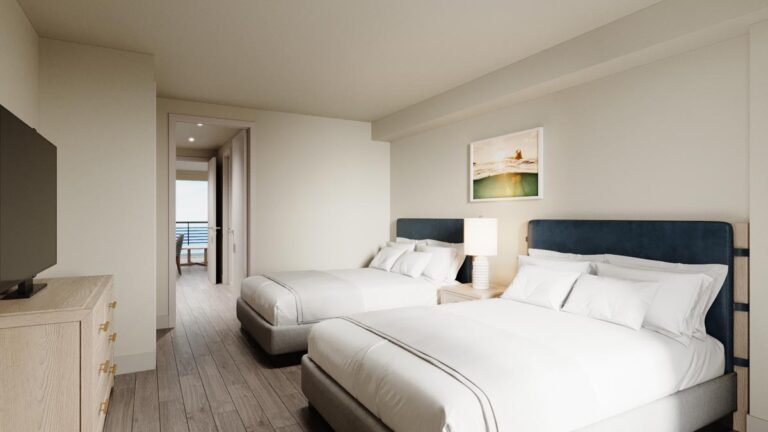 Oceanfront One Bedroom Suite - Bedroom