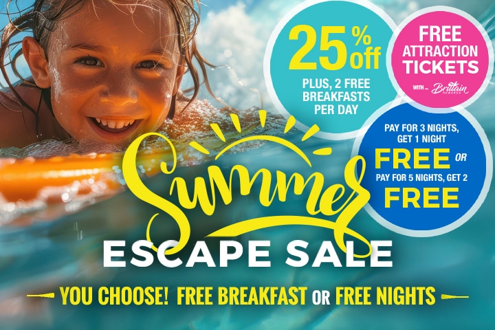 Summer Escape Sale - You Choose! FREE Breakfast OR FREE Night(s)