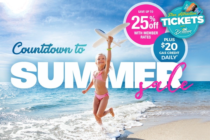 Countdown to Summer Sale - Save Up To 25% + $20 Gas Credit Daily