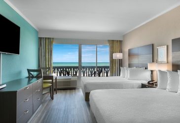 Oceanfront Room with Two Double Beds