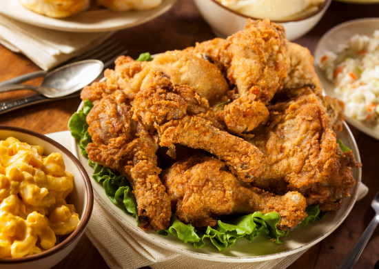 fried chicken on plate