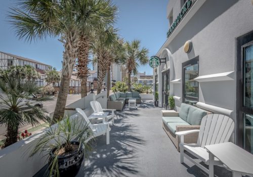 Starbucks Outside Sitting Area