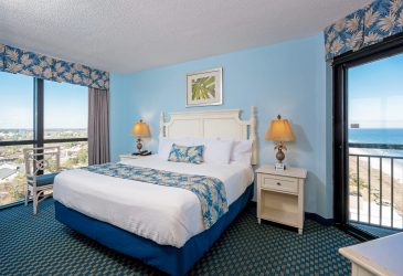 Caribbean Cayman 3 Bedrom Angled Oceanfront Condo Master Bedroom JPG