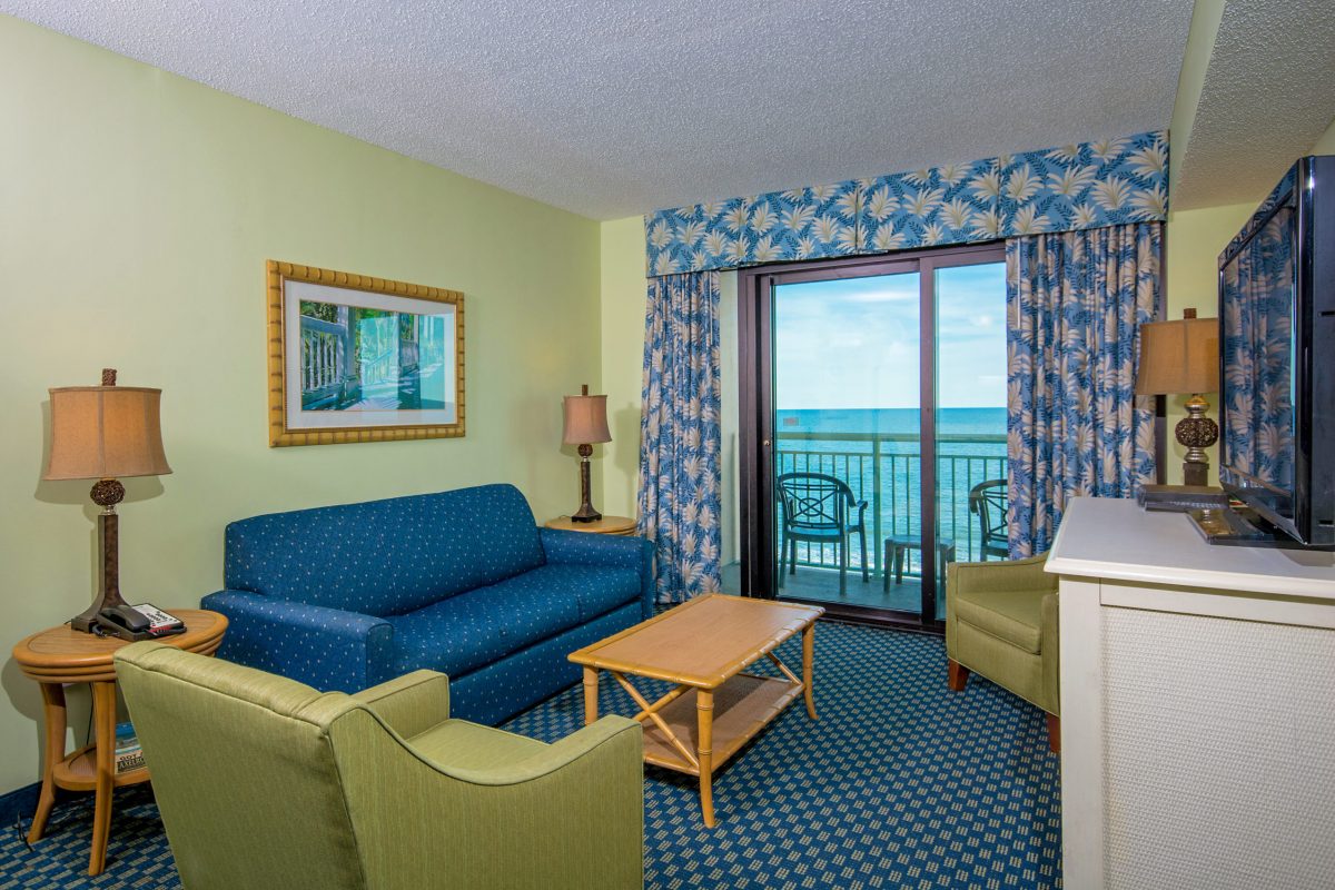 Caribbean Cayman 3 Bedroom Oceanfront Condo Living Room