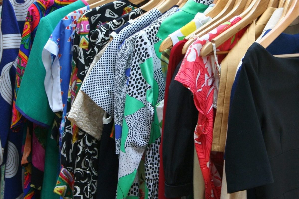 Dresses on Hangers